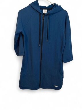 Speedo Women's Deep Blue Hooded Zip Jacket